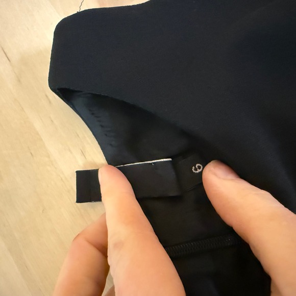 Laundry by Shelli Segal Black Halter Neck Striped Sheath Dress vintage 1995 - Picture 7 of 13